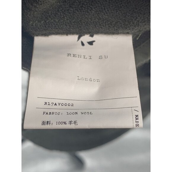 Renli Su 100% Wool Sweater Size SX Green - Picture 11 of 14